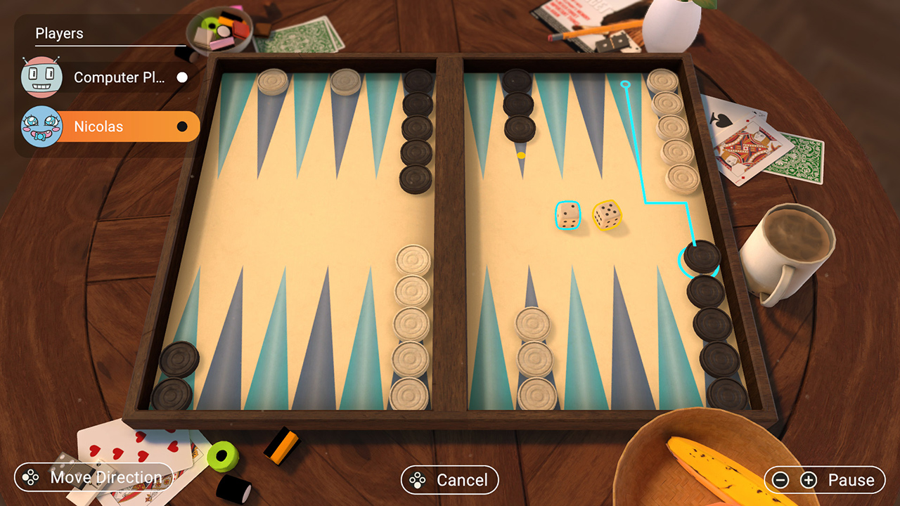 3in1 Game Collection: Backgammon + Checkers + Mills