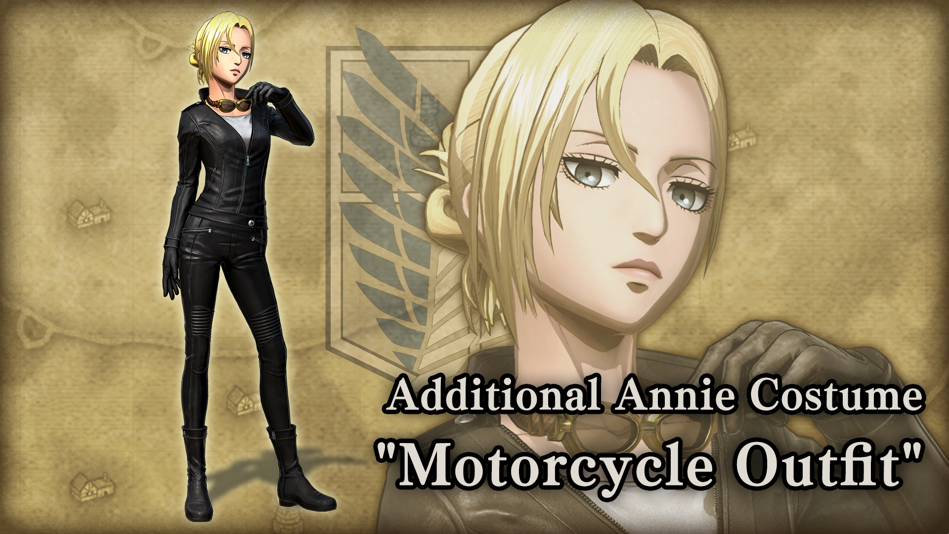 Additional Annie Costume: "Motorcycle Outfit"