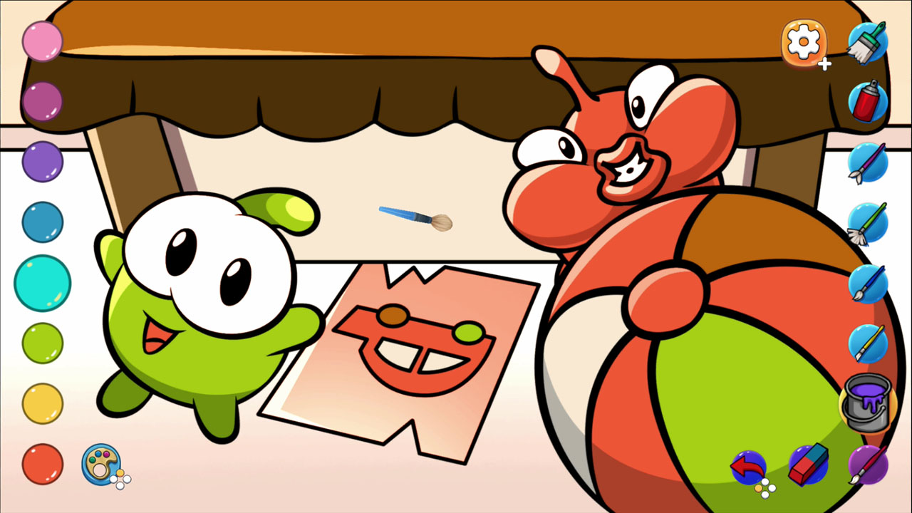 Om Nom: Sweet Coloring Pages
