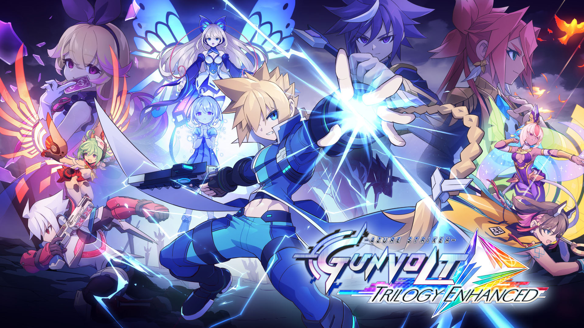 苍蓝雷霆 GUNVOLT 三棱合极版 Azure Striker|官方中文|本体+1.0.1升补|NSZ|原版|-一泽资源站