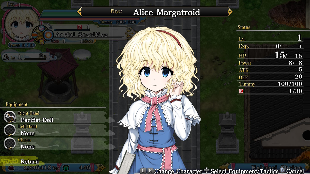 Playable Character - Alice Margatroid & Equipment/Touhou Genso Wanderer  Reloaded/Nintendo Switch/Nintendo