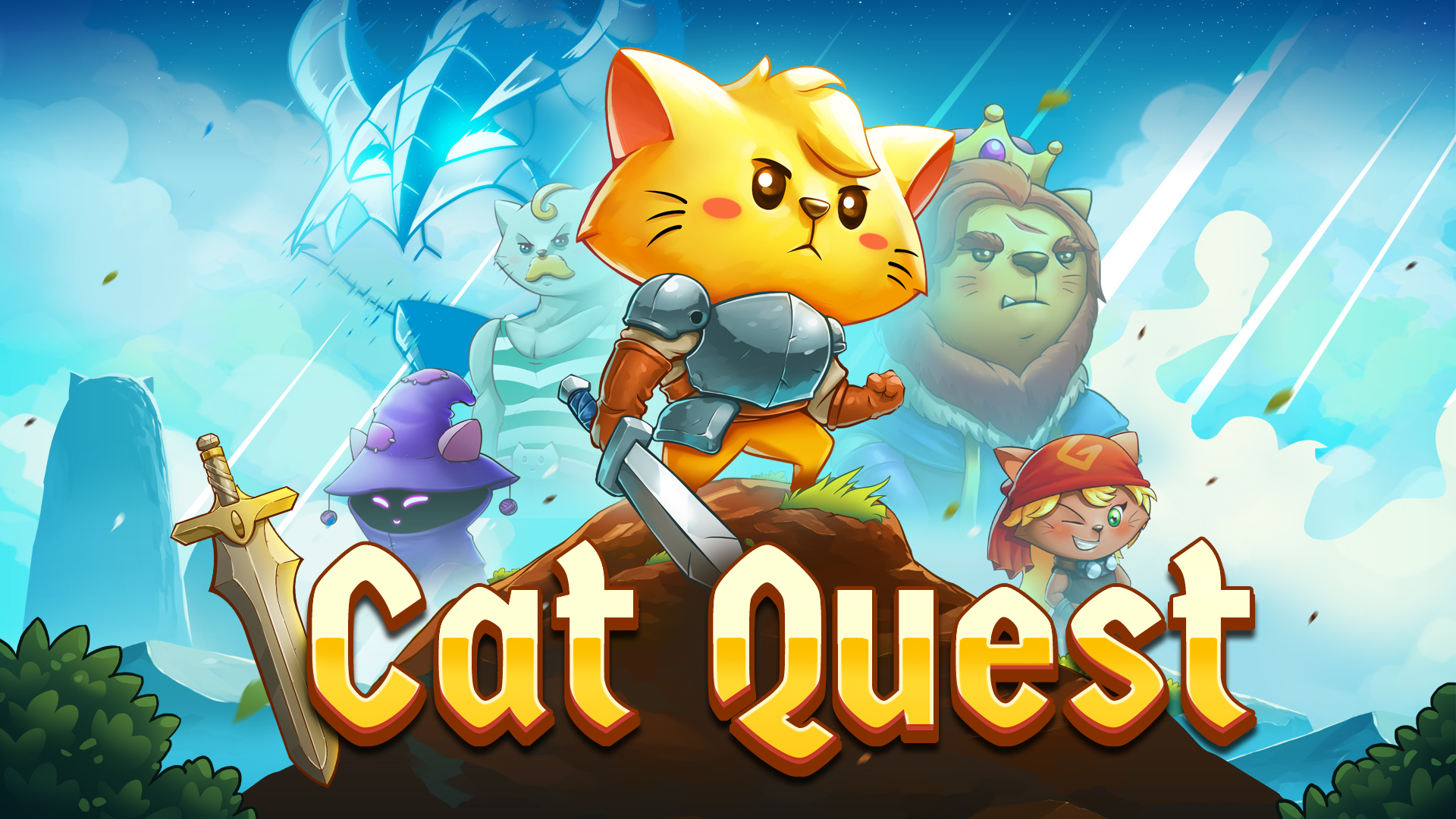 Игра cat quest. Дракот Cat Quest. Кэт квест 1. Кот квест.