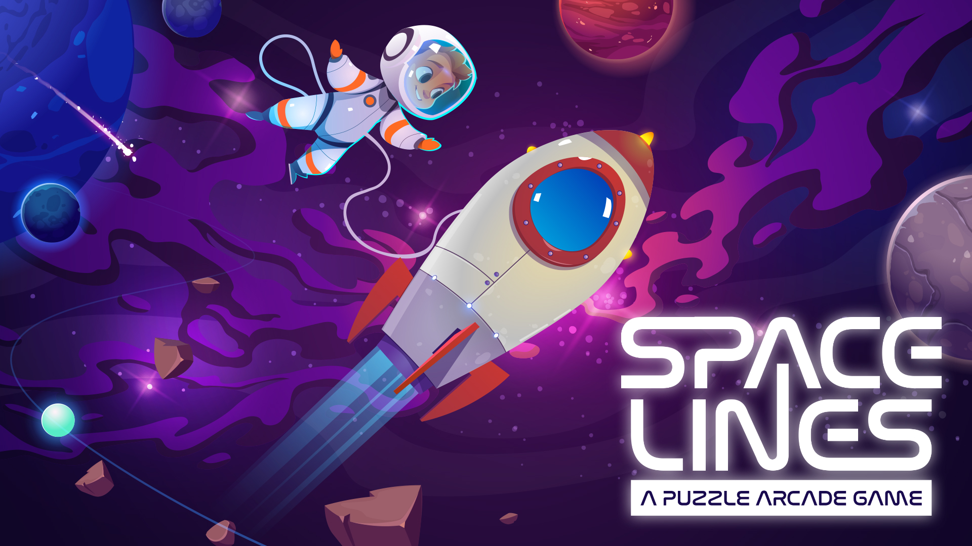 Space line. Игра головоломка про космос. Игра для Nintendo Switch Сибирь. Cosmic Switching.