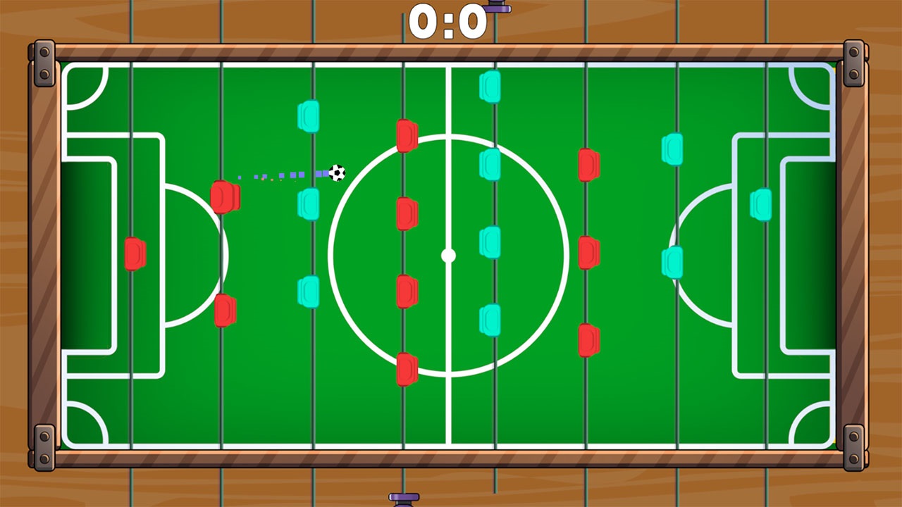 Foosball League Cup: Arcade Table Football Simulator