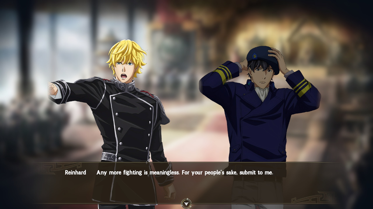"Legend of the Galactic Heroes" Collab Scenario "In the Midst of an Endless Dream"