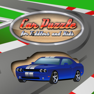 幼儿和儿童汽车拼图-游戏公社