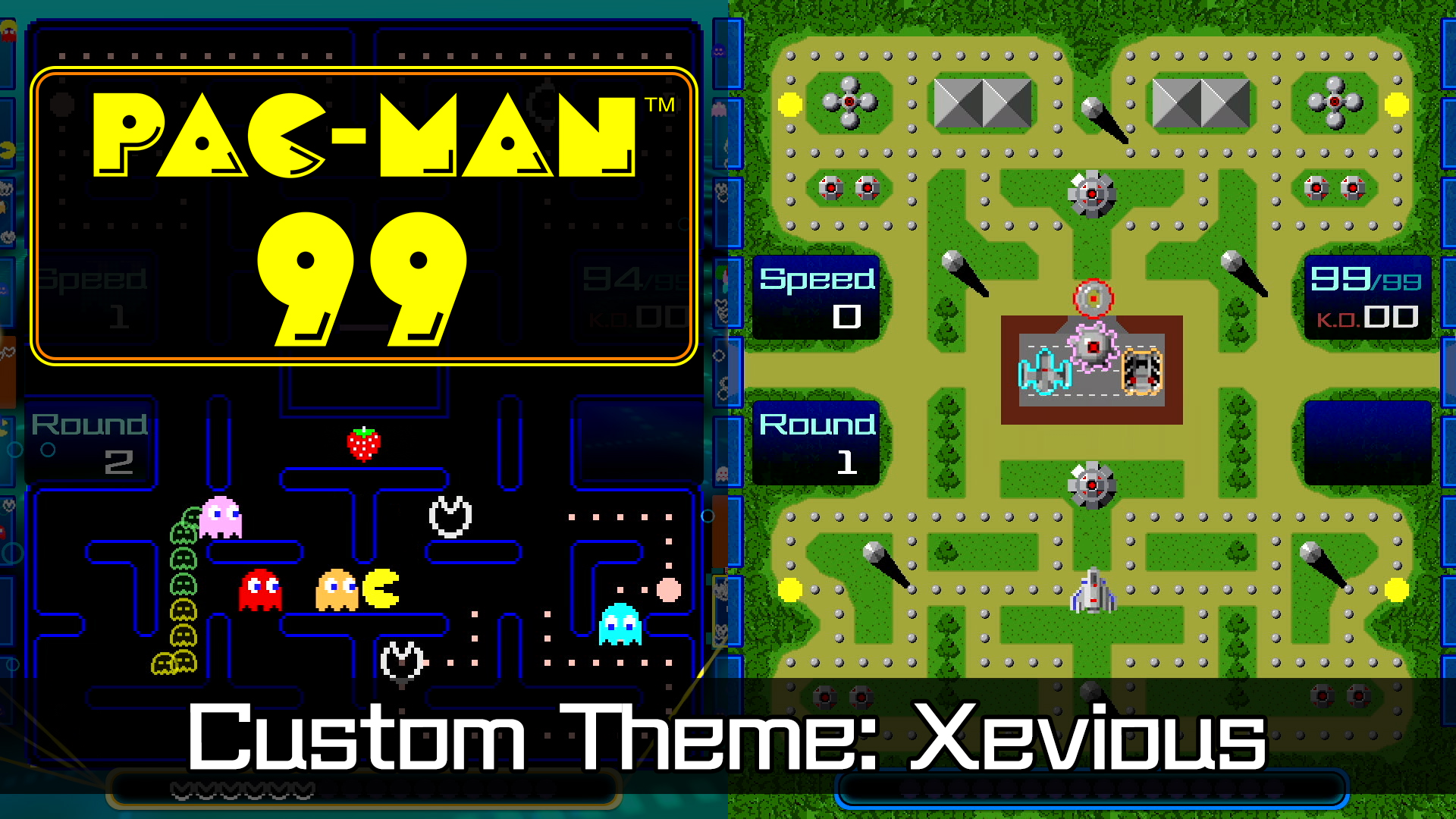 PAC-MAN 99 Custom Theme: Xevious