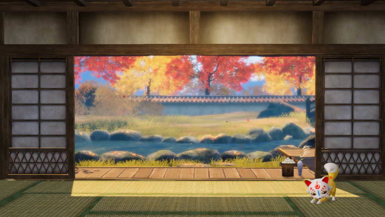 Honmaru Backdrop "Autumn Leaves"