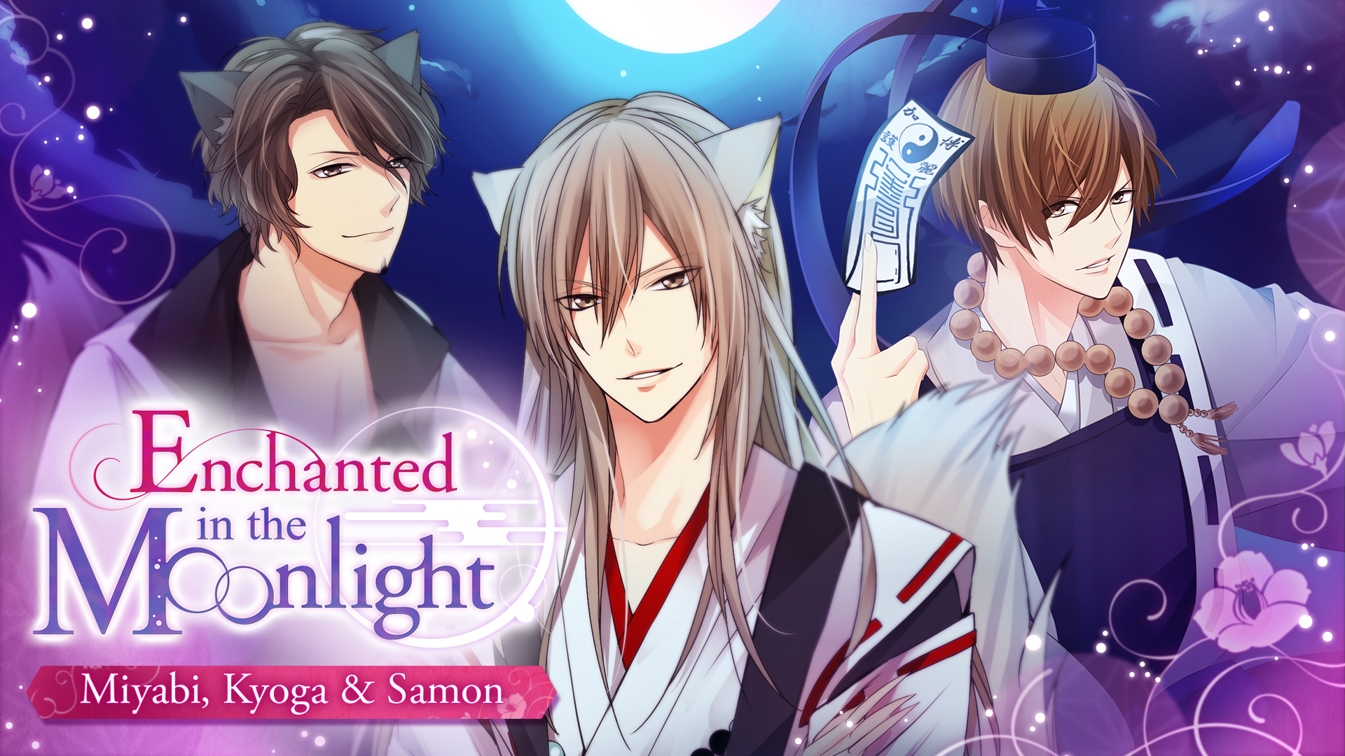 Enchanted in the Moonlight - Miyabi, Kyoga & Samon -