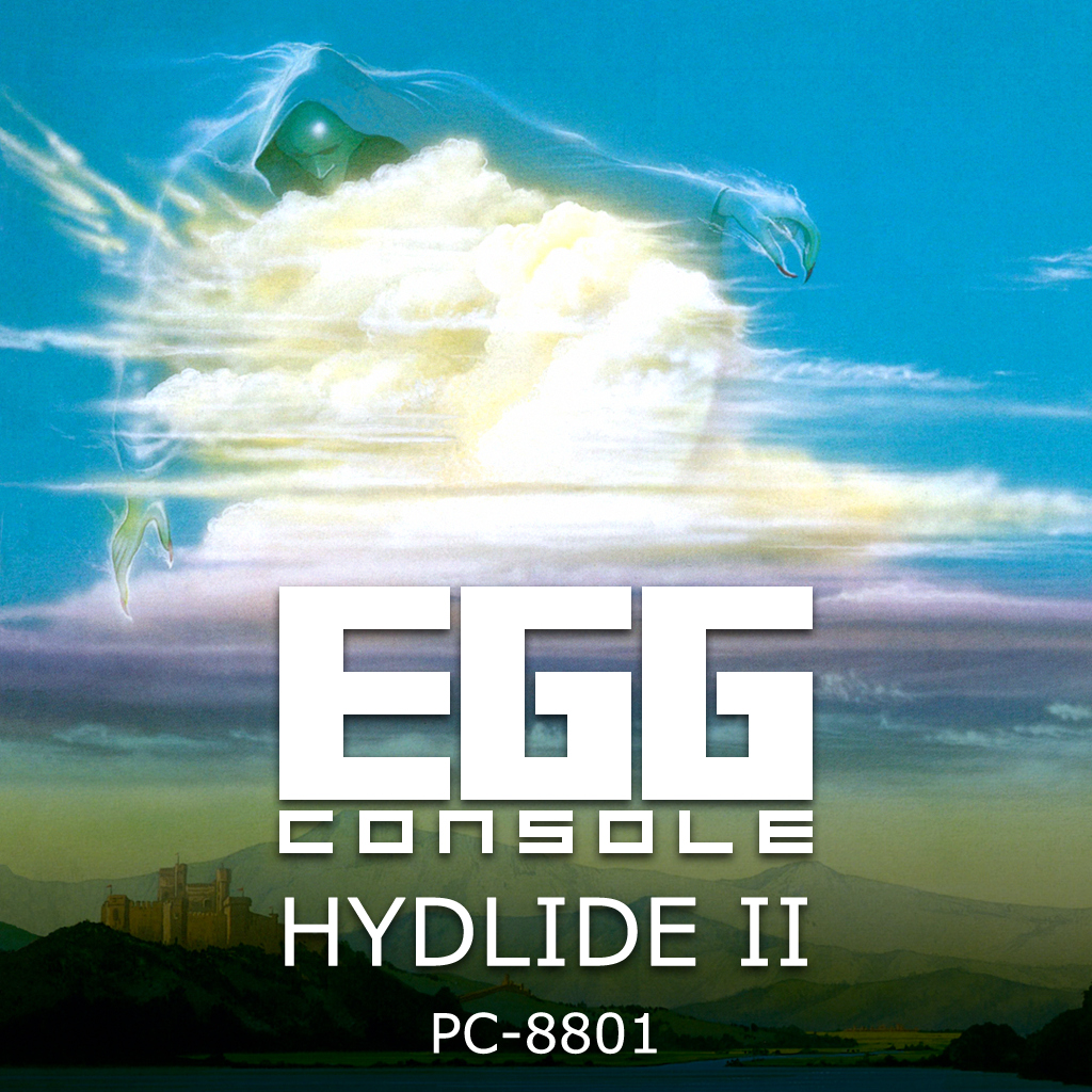 EGGCONSOLE HYDLIDE II PC-8801