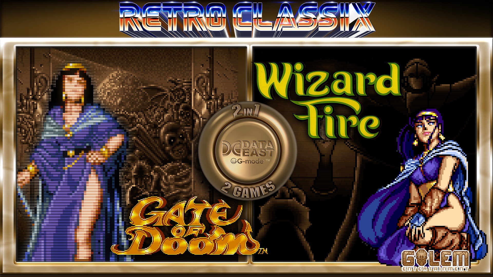 Retro Classix 2-in-1 Pack: Gate of Doom & Wizard Fire