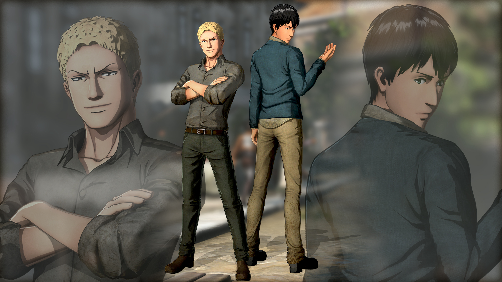 Attack on Titan 2: Reiner & Bertholdt "Plain clothes" Outfit Early Release