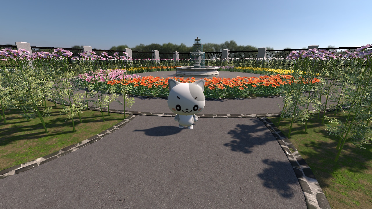 Nyanzou & Kumakichi Let's make a flower garden