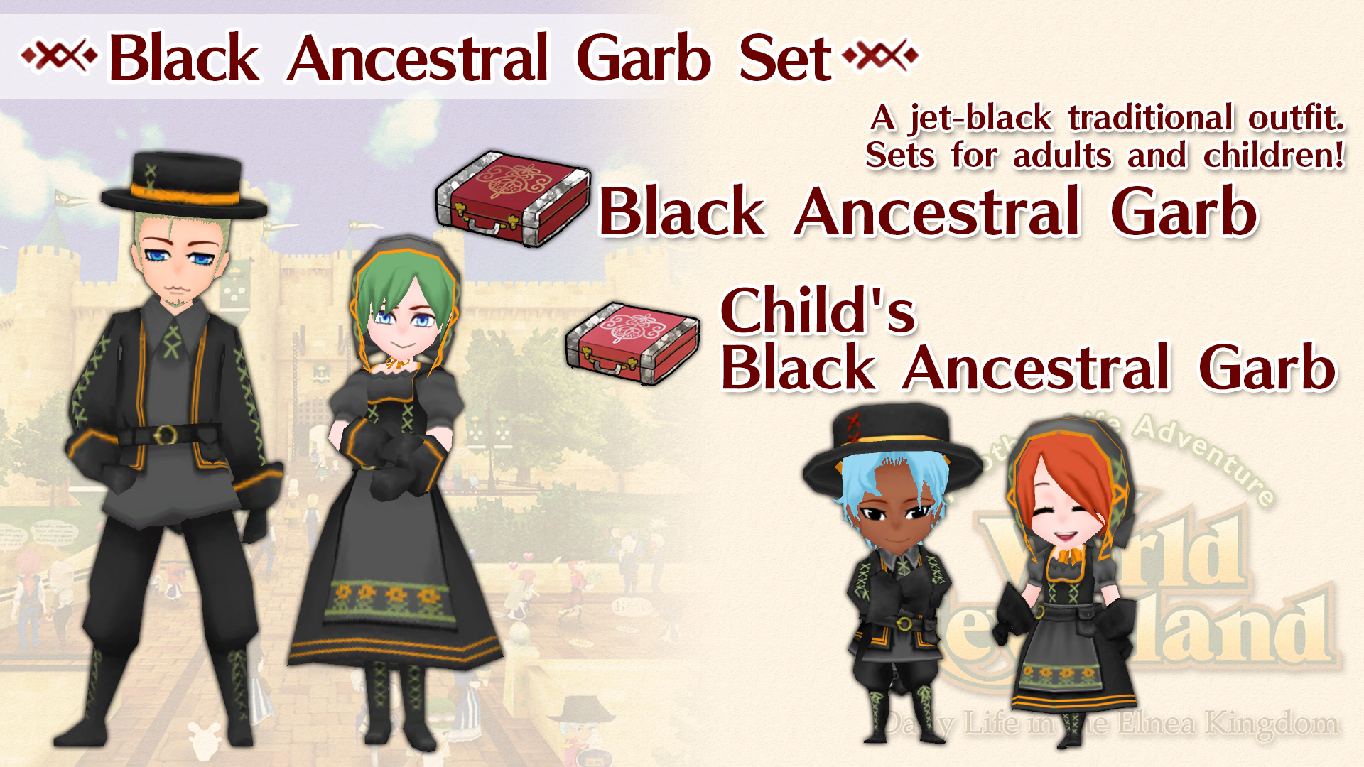 Black Ancestral Garb Set