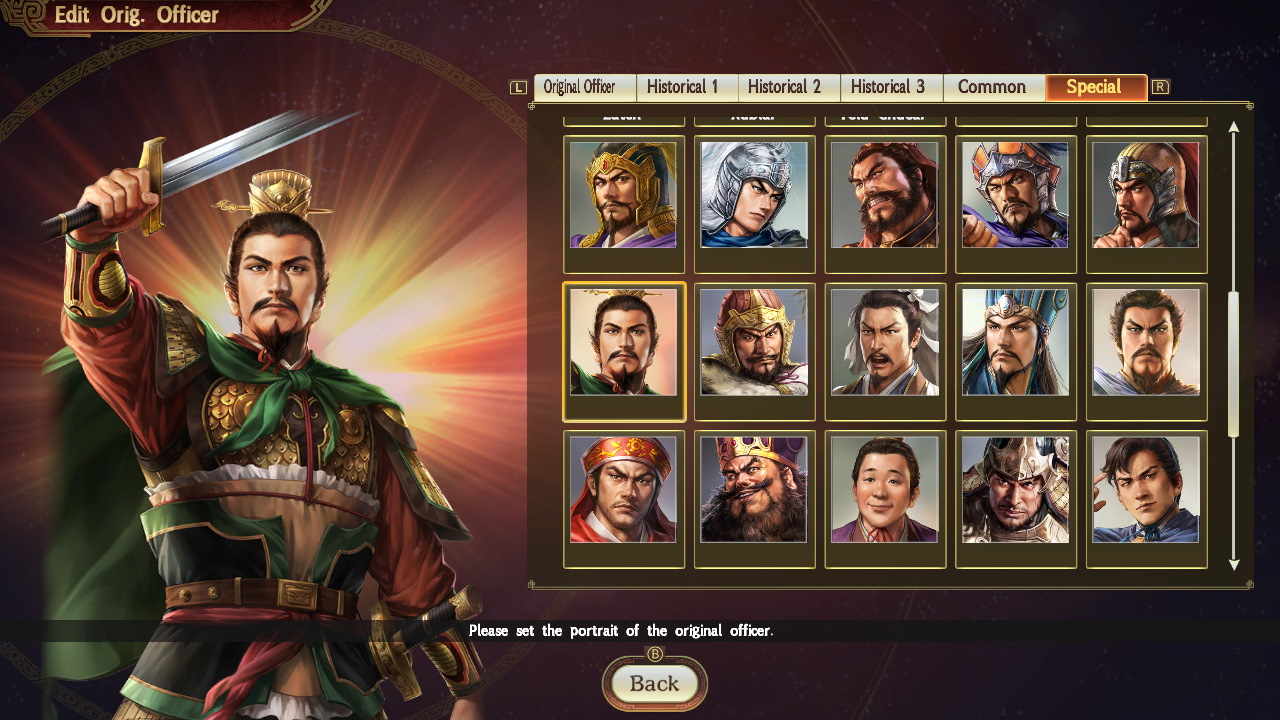 KT's ROMANCE OF THE THREE KINGDOMS Series App Officer CG Set