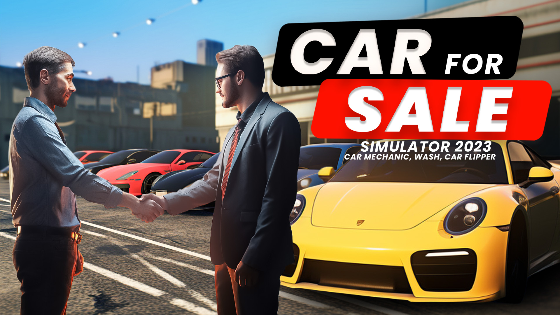 Car for Sale Simulator 2023 - Car Mechanic, Wash, Car Flipper