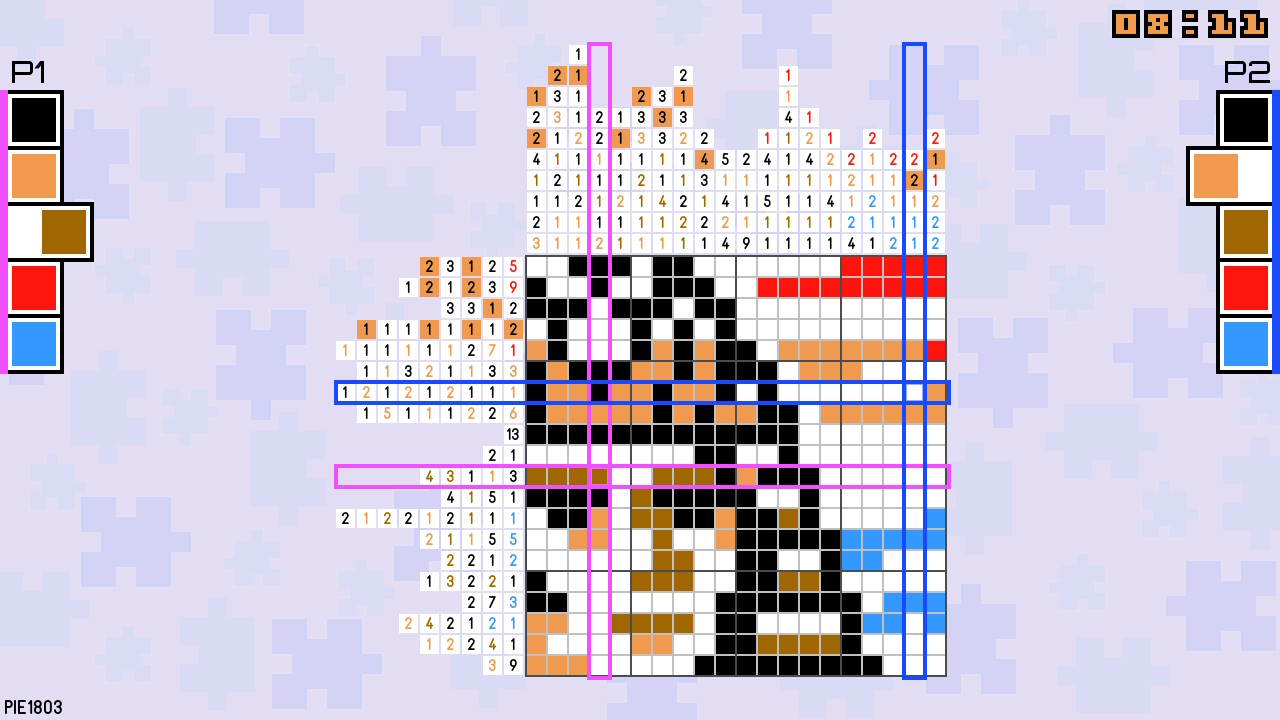 ピースお絵かきパズル Pic-a-Pix