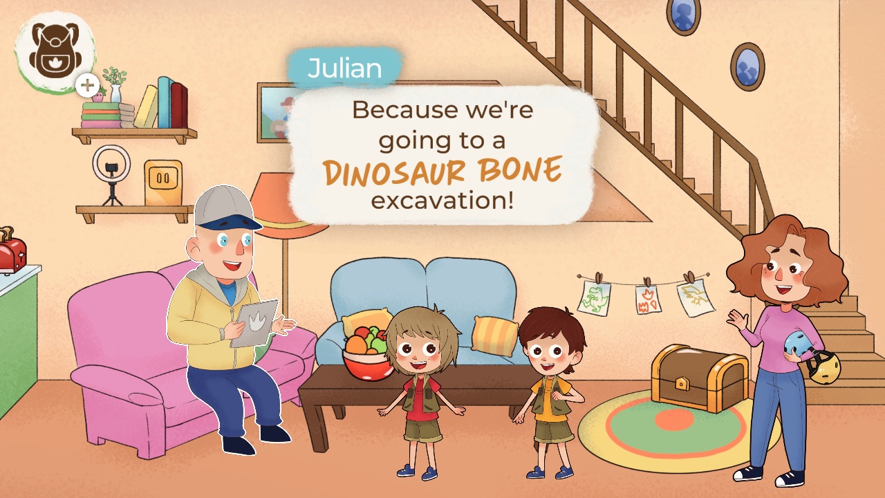 Dani and Evan: Dinosaur books