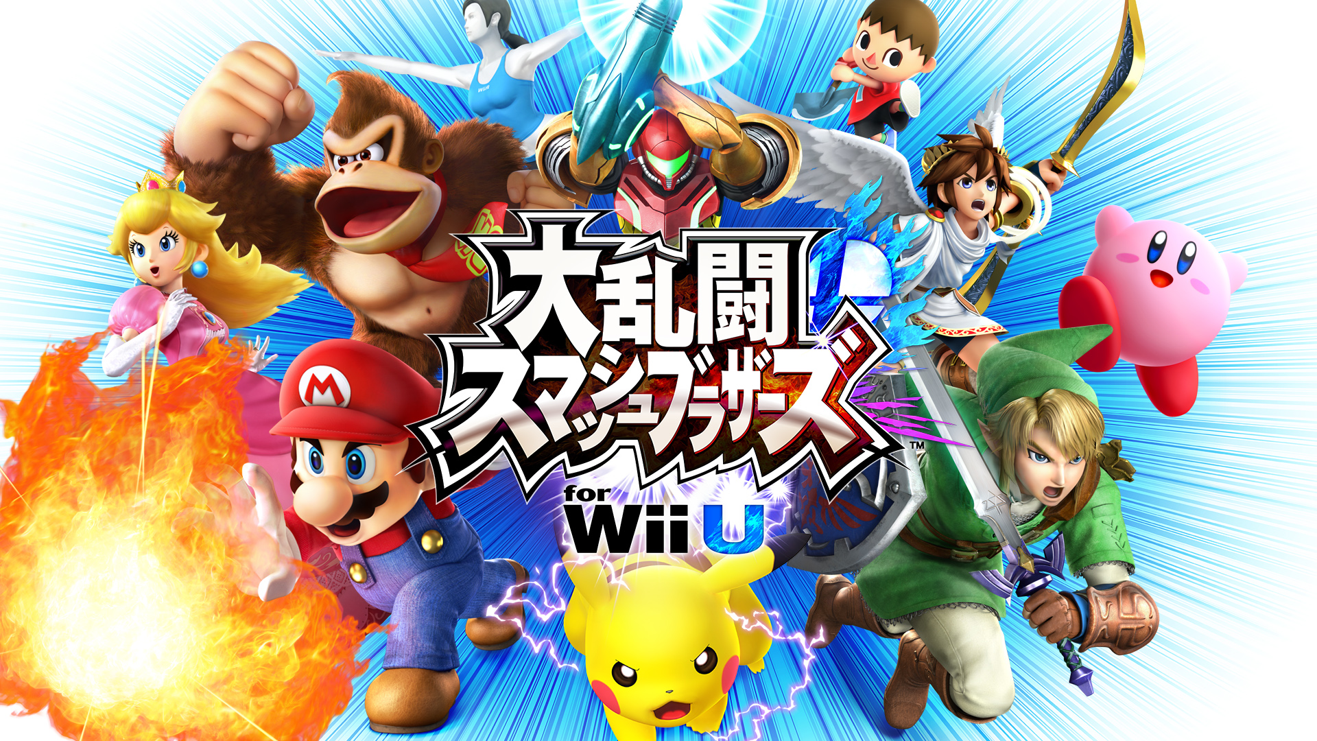 Wii U スマブラ8人対戦セット・マリカー