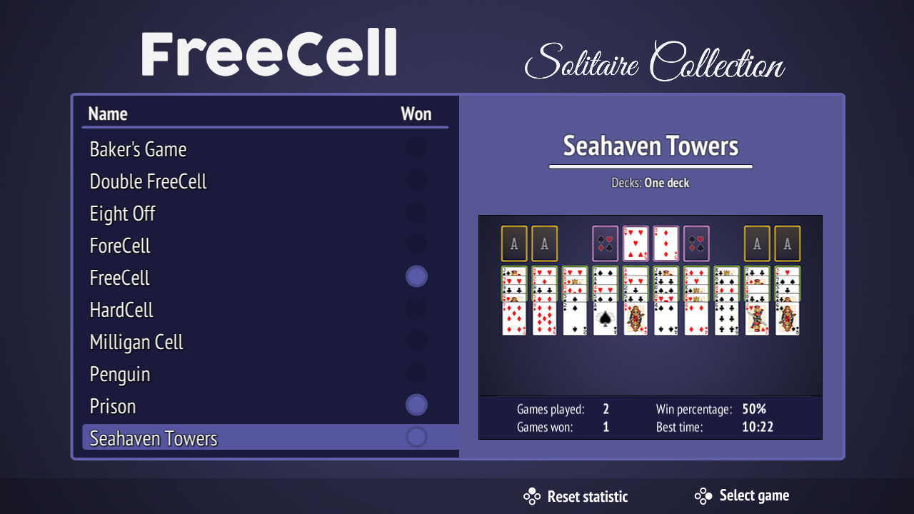 microsoft solitaire collection cheat table