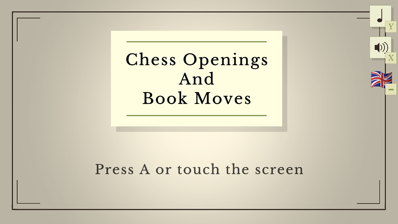 Chess Openings and Book Moves
