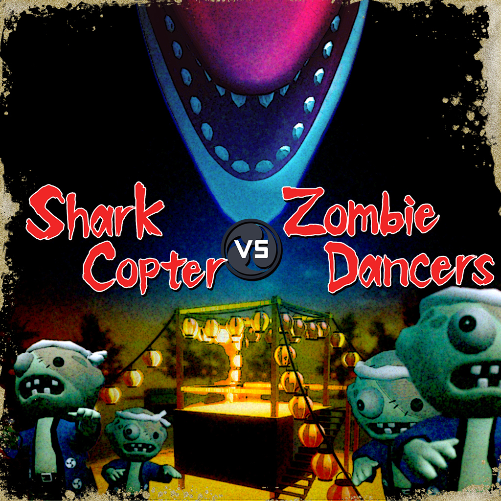 Shark Copter vs. Zombie Dancers