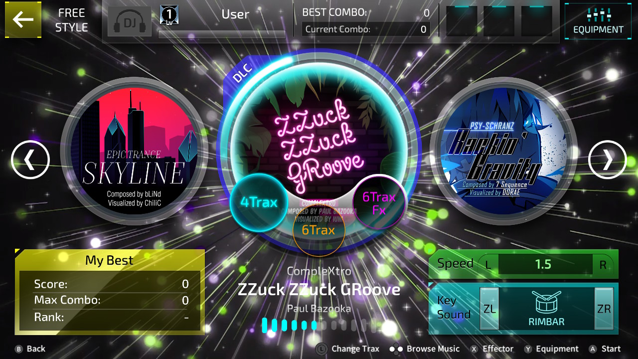 SUPERBEAT XONiC DLC ZZuck Zzuck Groove