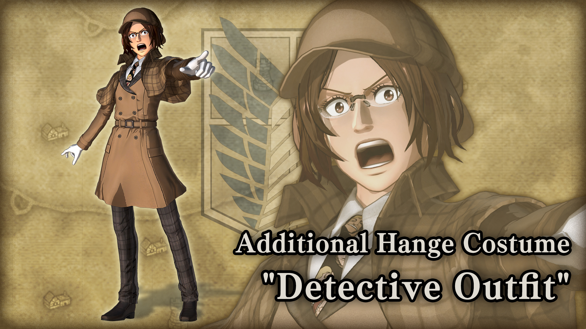 Additional Hange Costume: "Detective Outfit"
