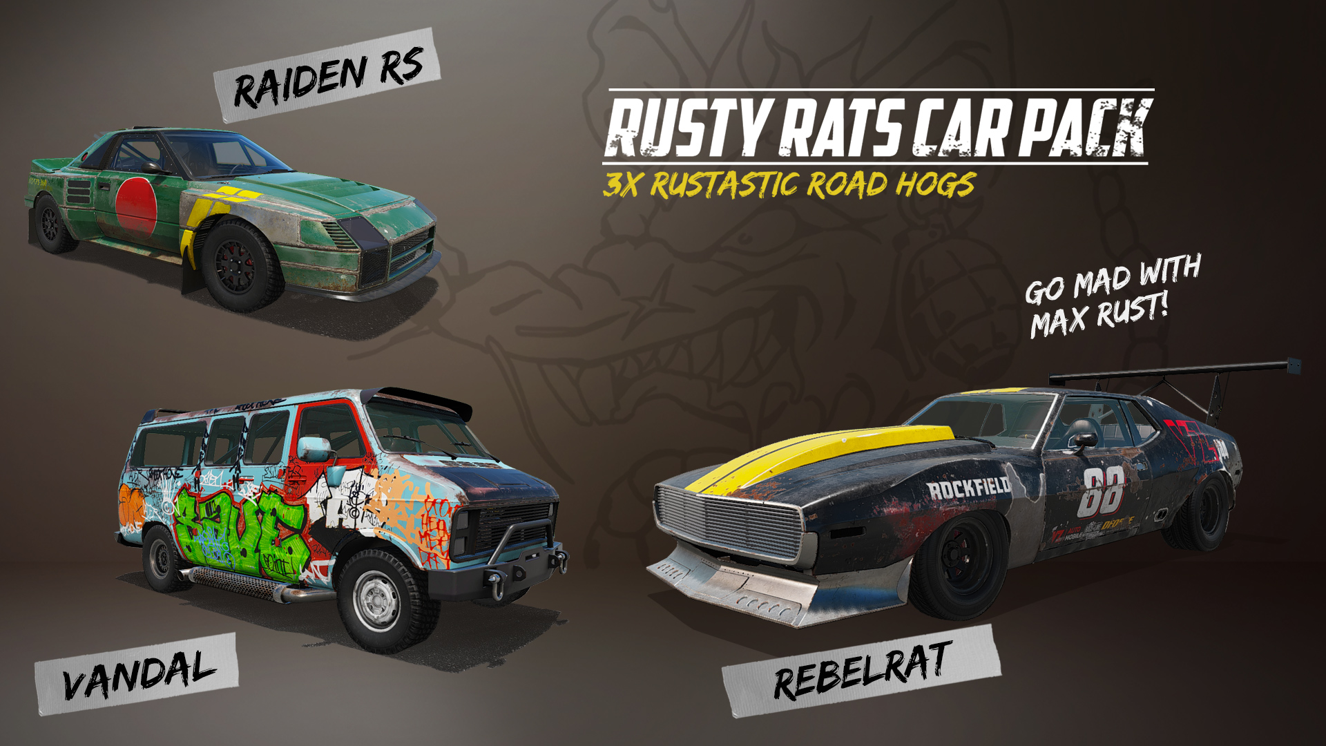 Rusty Rats Car Pack