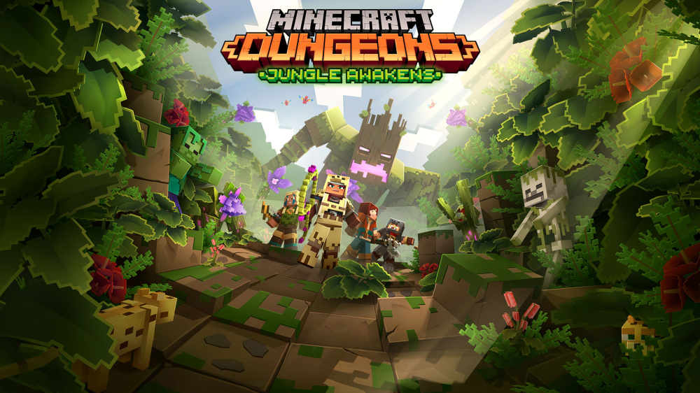 Minecraft Dungeons 覺醒叢林 Minecraft Dungeons Nintendo Switch軟體 任天堂