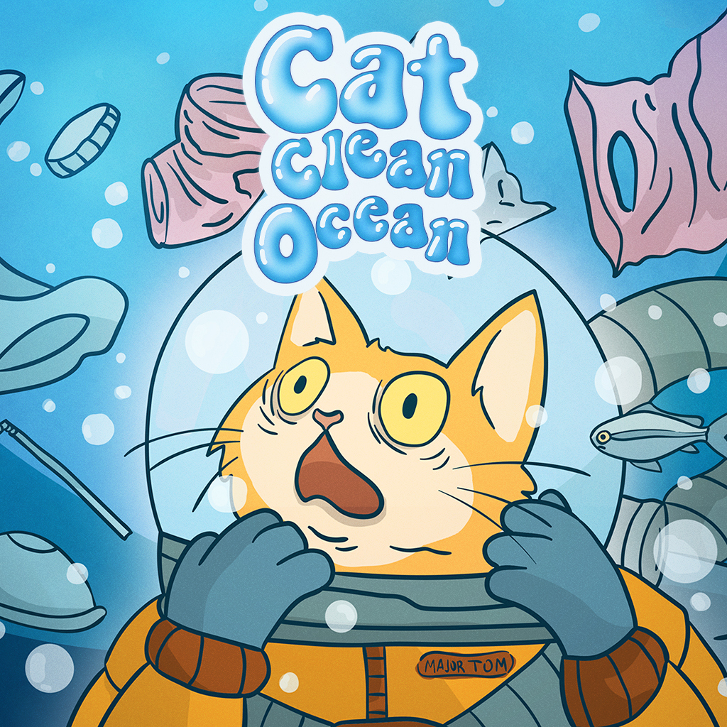 Cat Clean Ocean