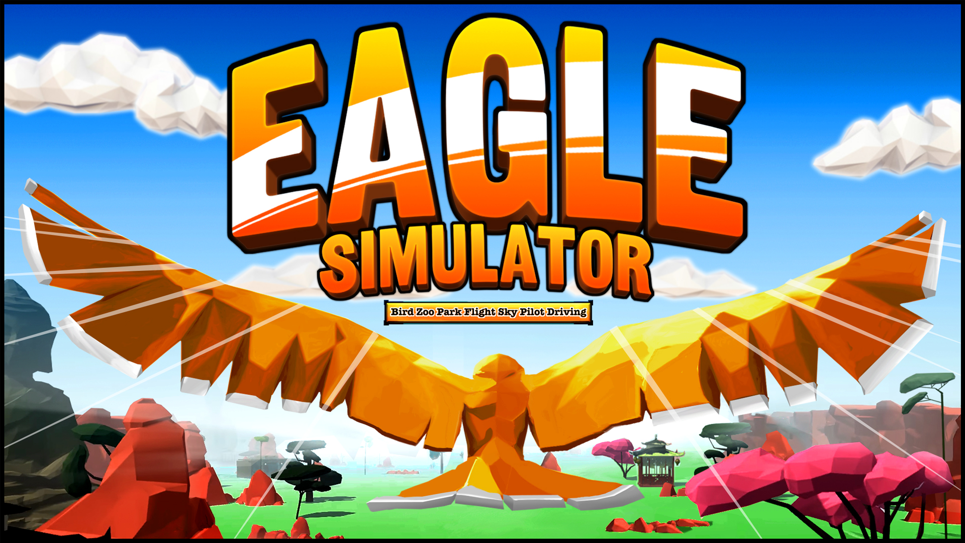 Eagle Simulator - Bird Zoo Park Flight Sky Pilot Driving