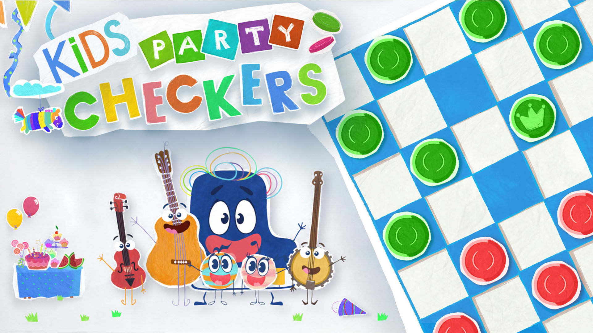 Kids Party Checkers
