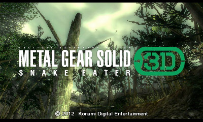 Metal Gear Solid Snake Eater 3d ニンテンドー3ds 任天堂