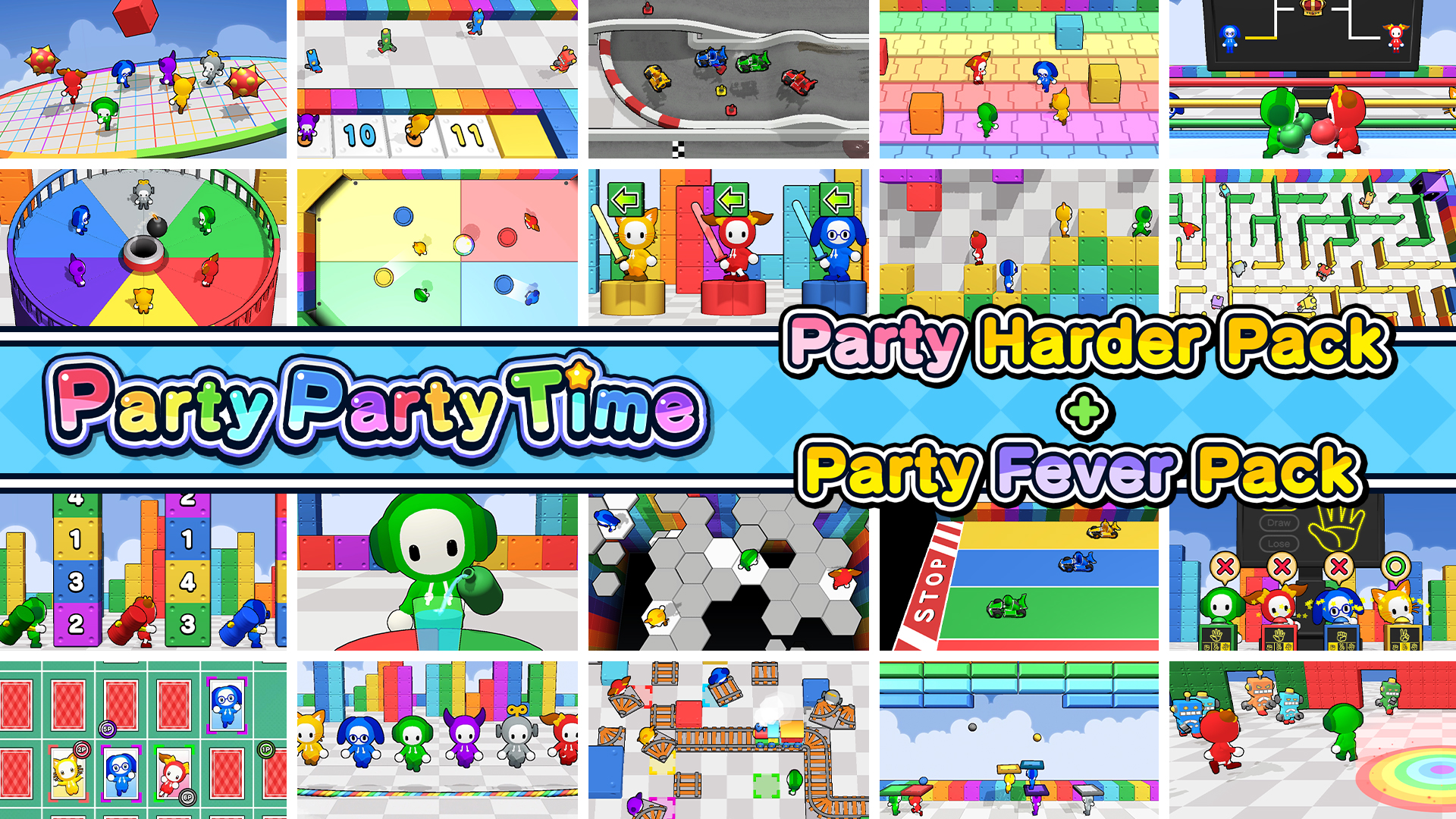 Party Harder Pack + Party Fever Pack/Bundle/Nintendo Switch/Nintendo