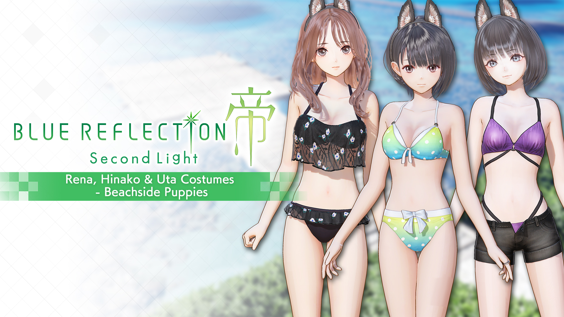 Rena, Hinako & Uta Costumes - Beachside Puppies