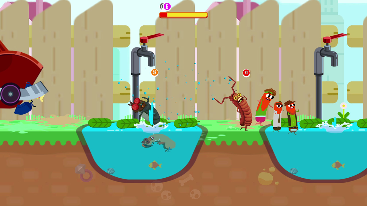 Run Sausage Run: Coins, Bugs and Chicken
