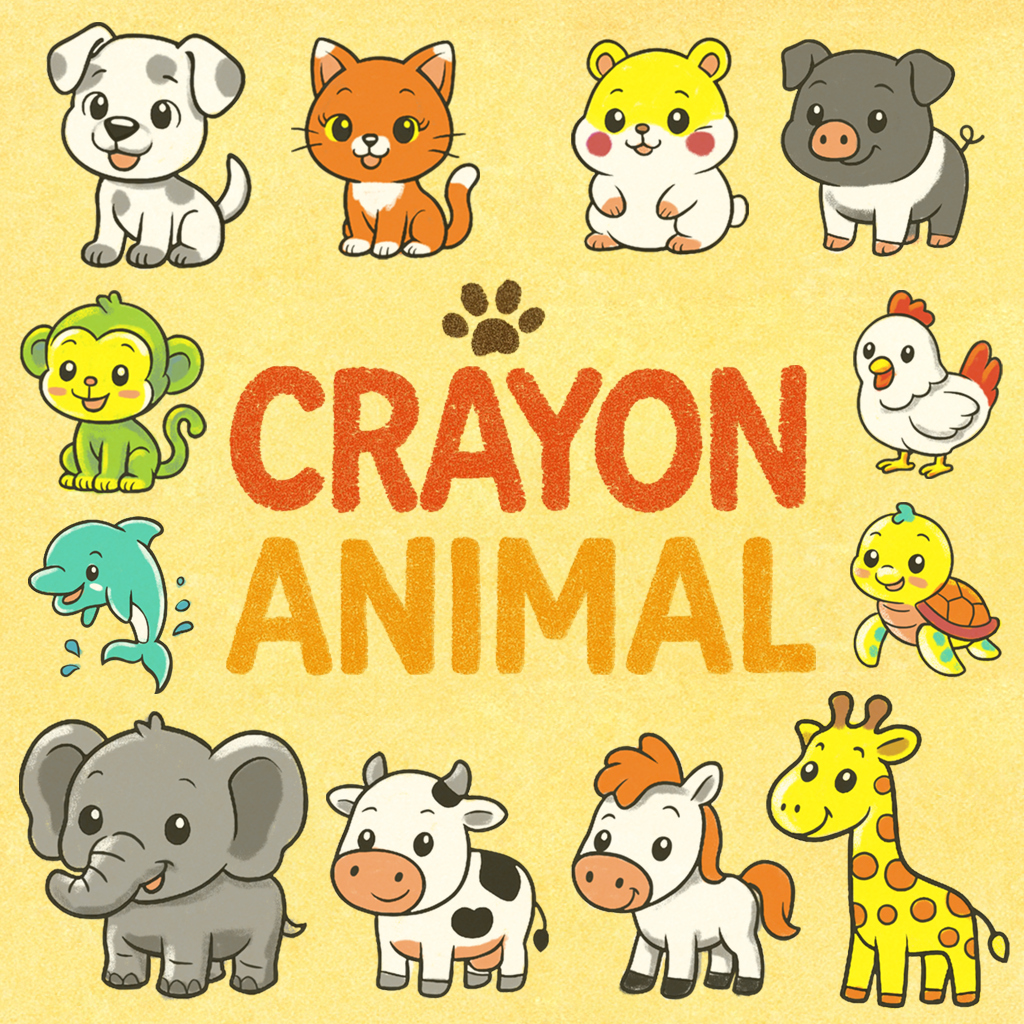 CRAYON ANIMAL