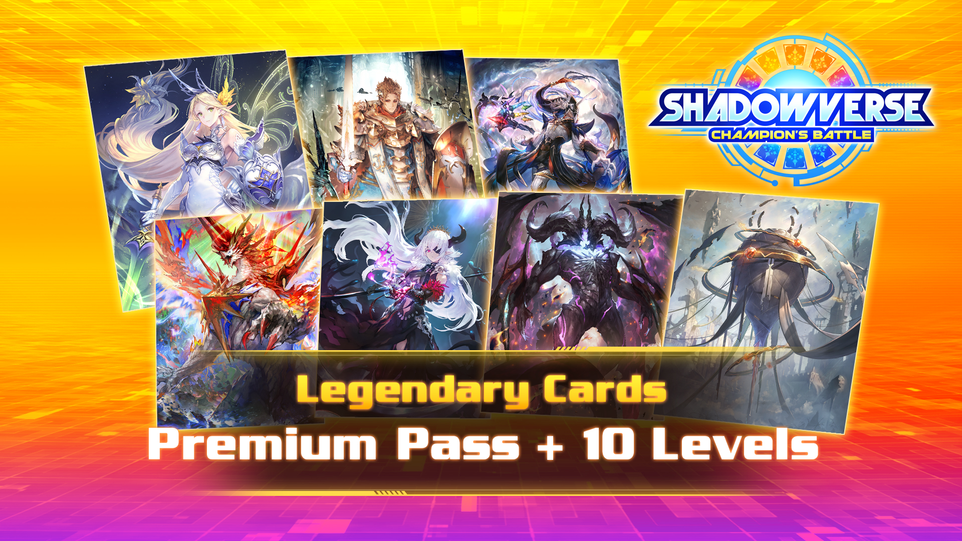 Legendary Cards Premium Pass + 10 Levels