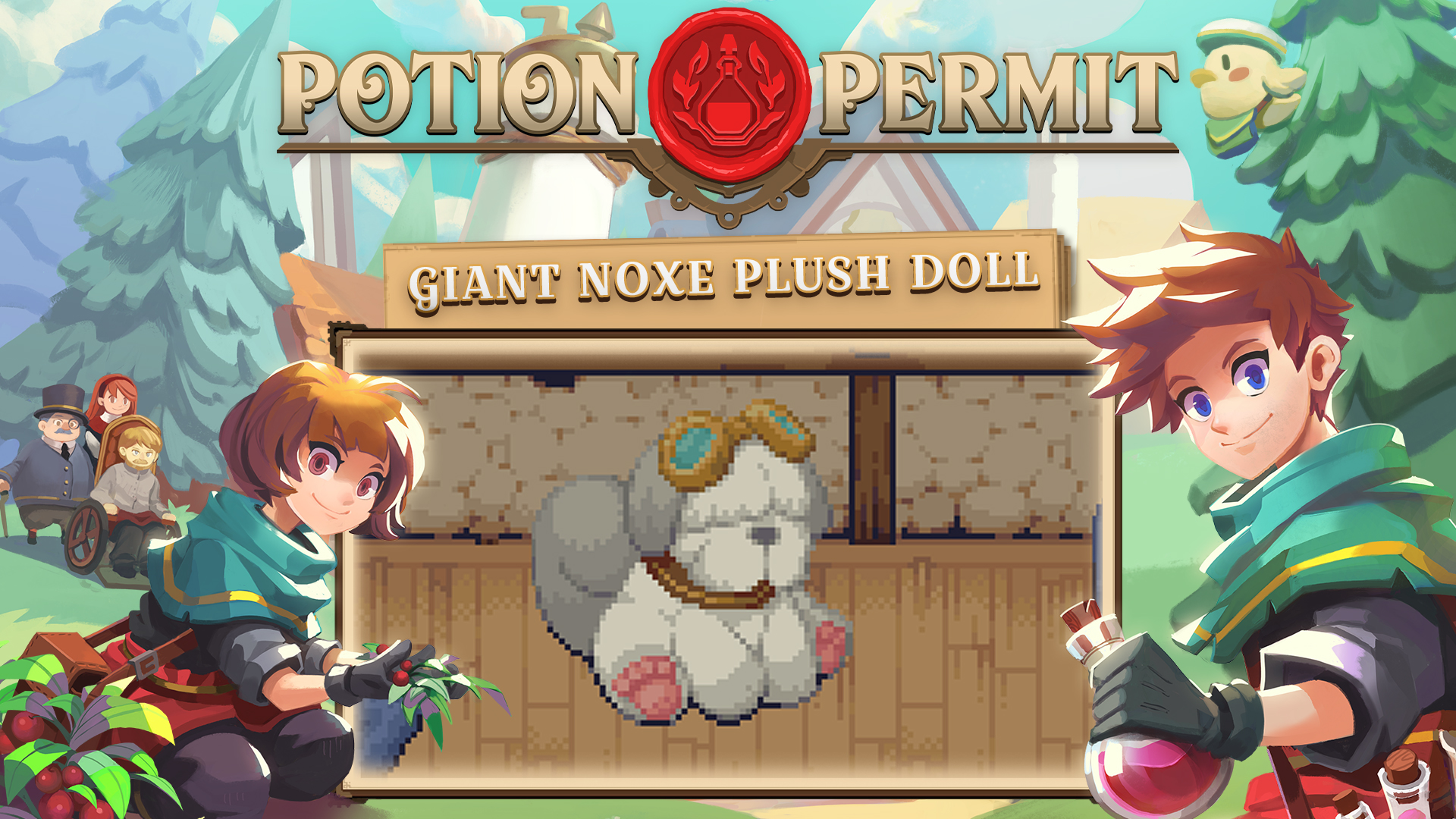 Potion Permit - Giant Noxe Plush Doll