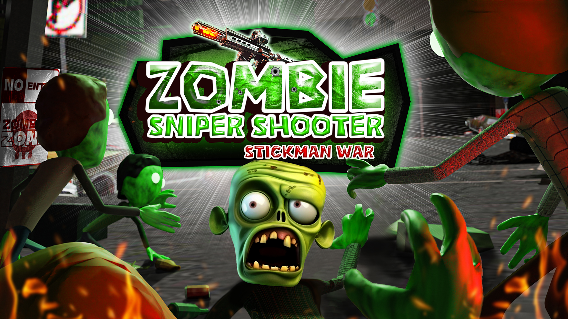 Zombie Sniper Shooter - Stickman War/Nintendo Switch/eShop Download
