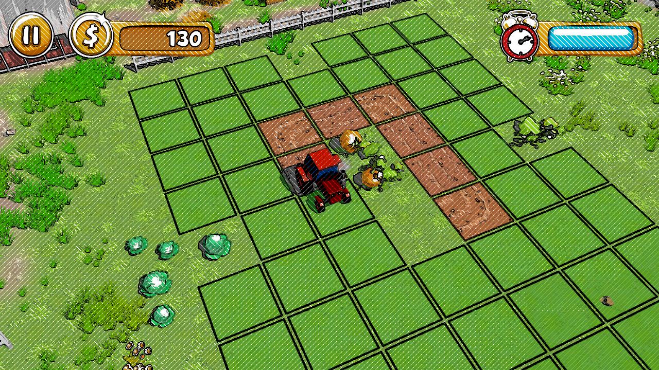 Puzzle Plowing A Field