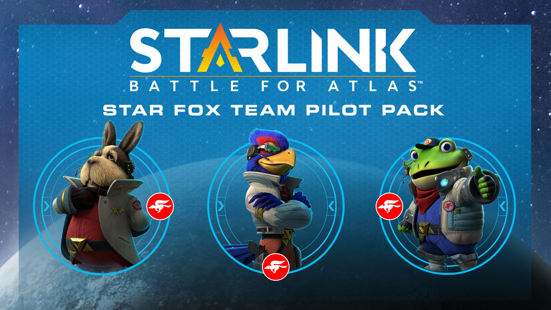 Starlink: Battle for Atlas Digital Star Fox Team Pilot Pack