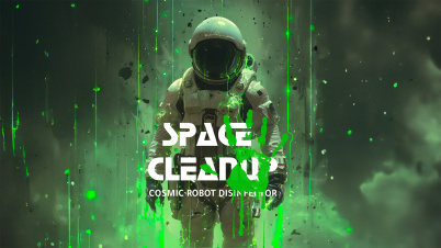 Space CleanUp: Cosmic Robot Disinfector