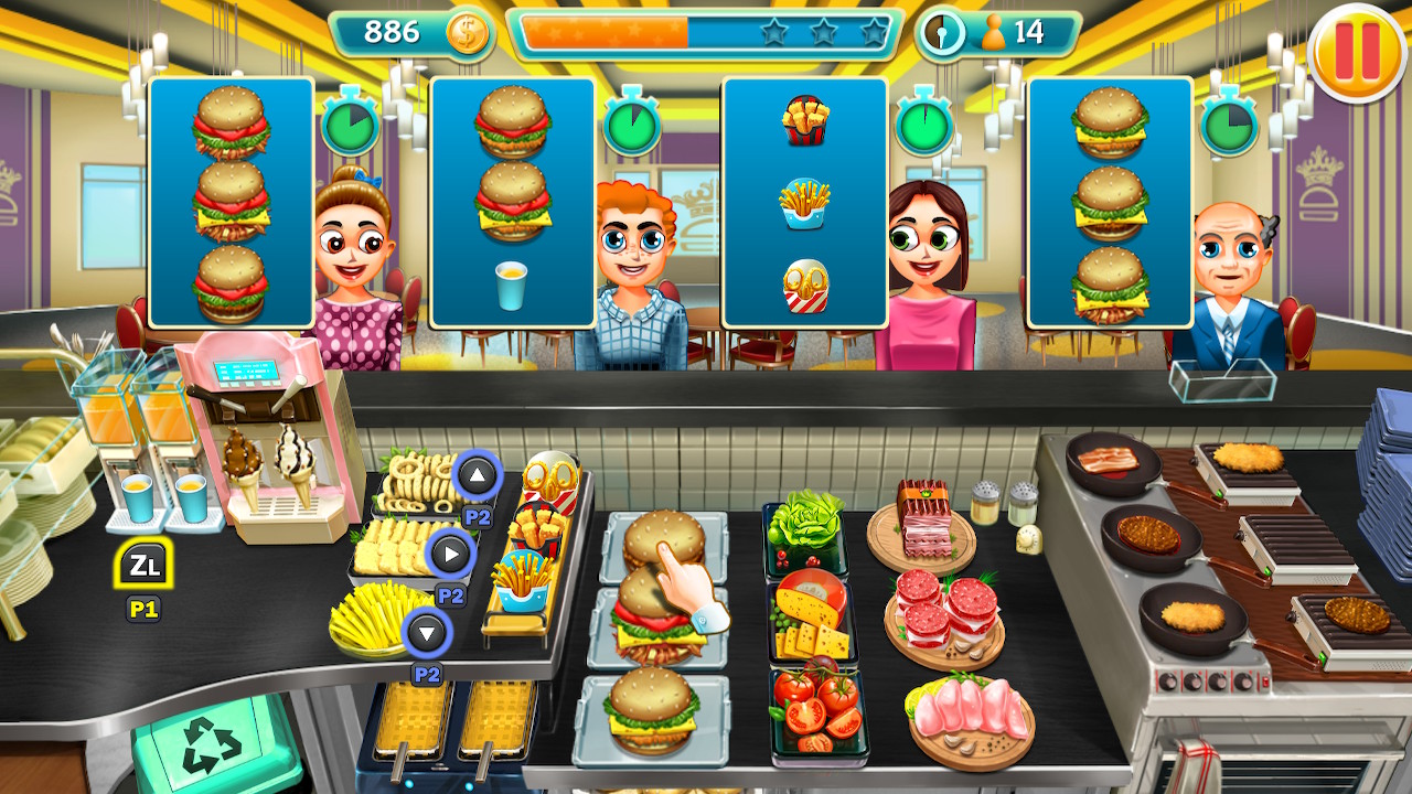 Cooking Tycoons: 3 in 1 Bundle - Burger Chef Tycoon Multiplayer Mode