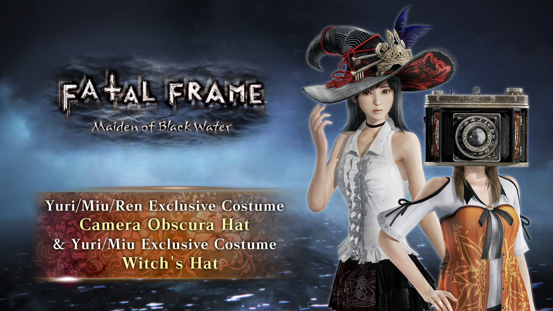 Yuri/Miu/Ren Exclusive Costume: Camera Obscura Hat & Yuri/Miu Exclusive Costume:  Witch's Hat