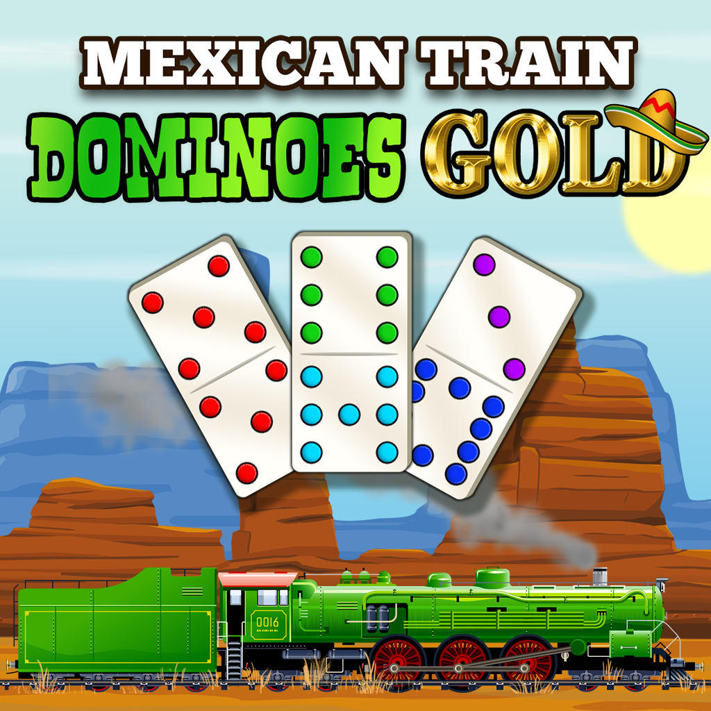 Mexican Train Dominoes Gold