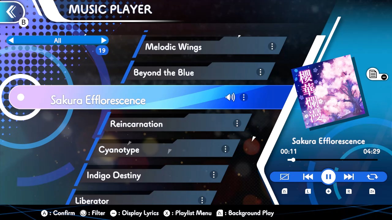GUNVOLT RECORDS Cychronicle Song Pack 5 Lumen: ♪Sakura Efflorescence ♪Cyanotype ♪Tabula Rasa ♪Reincarnation Fateful
