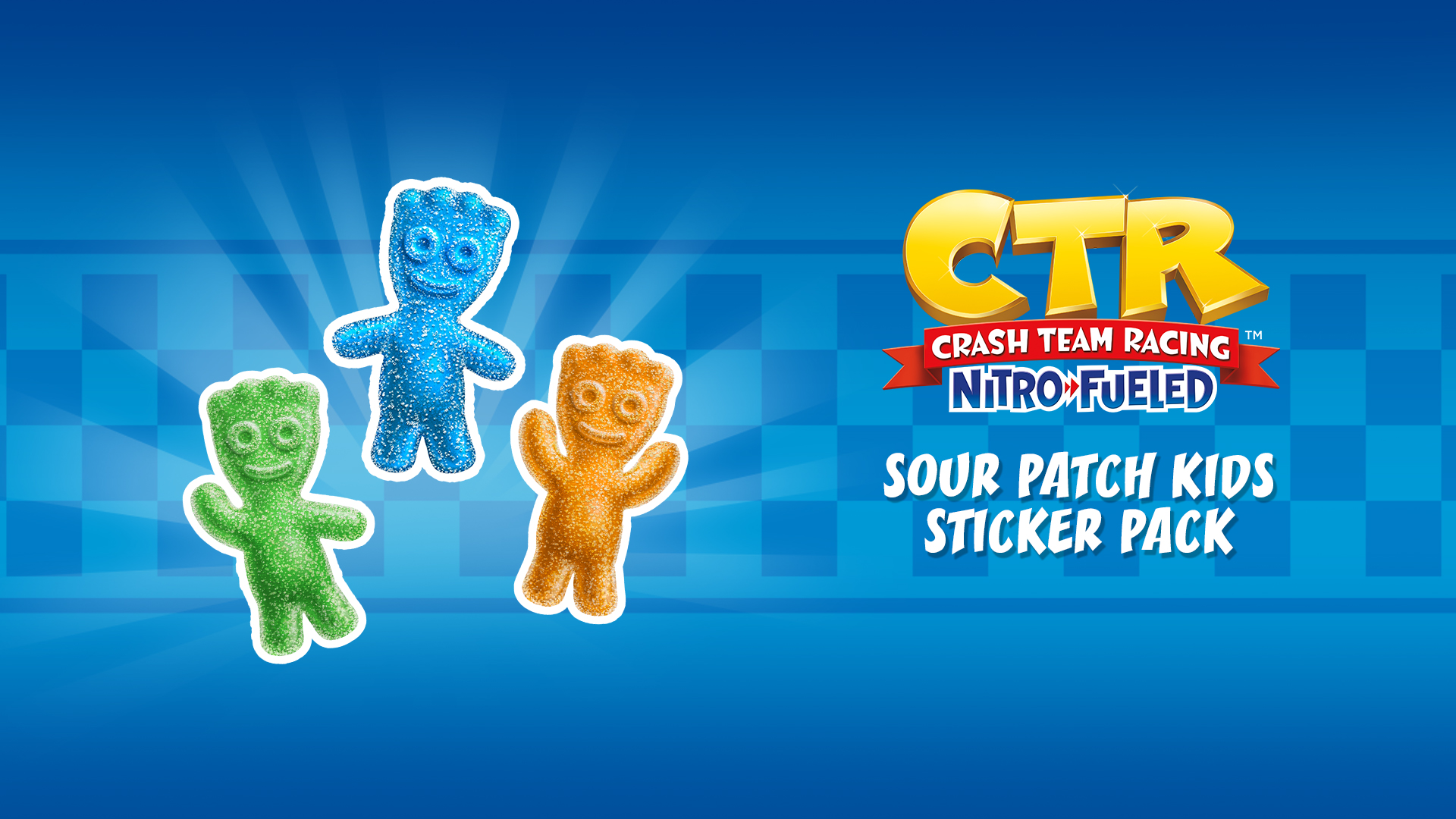 Crash™ Team Racing Nitro-Fueled - Sour Patch Kids Sticker Pack