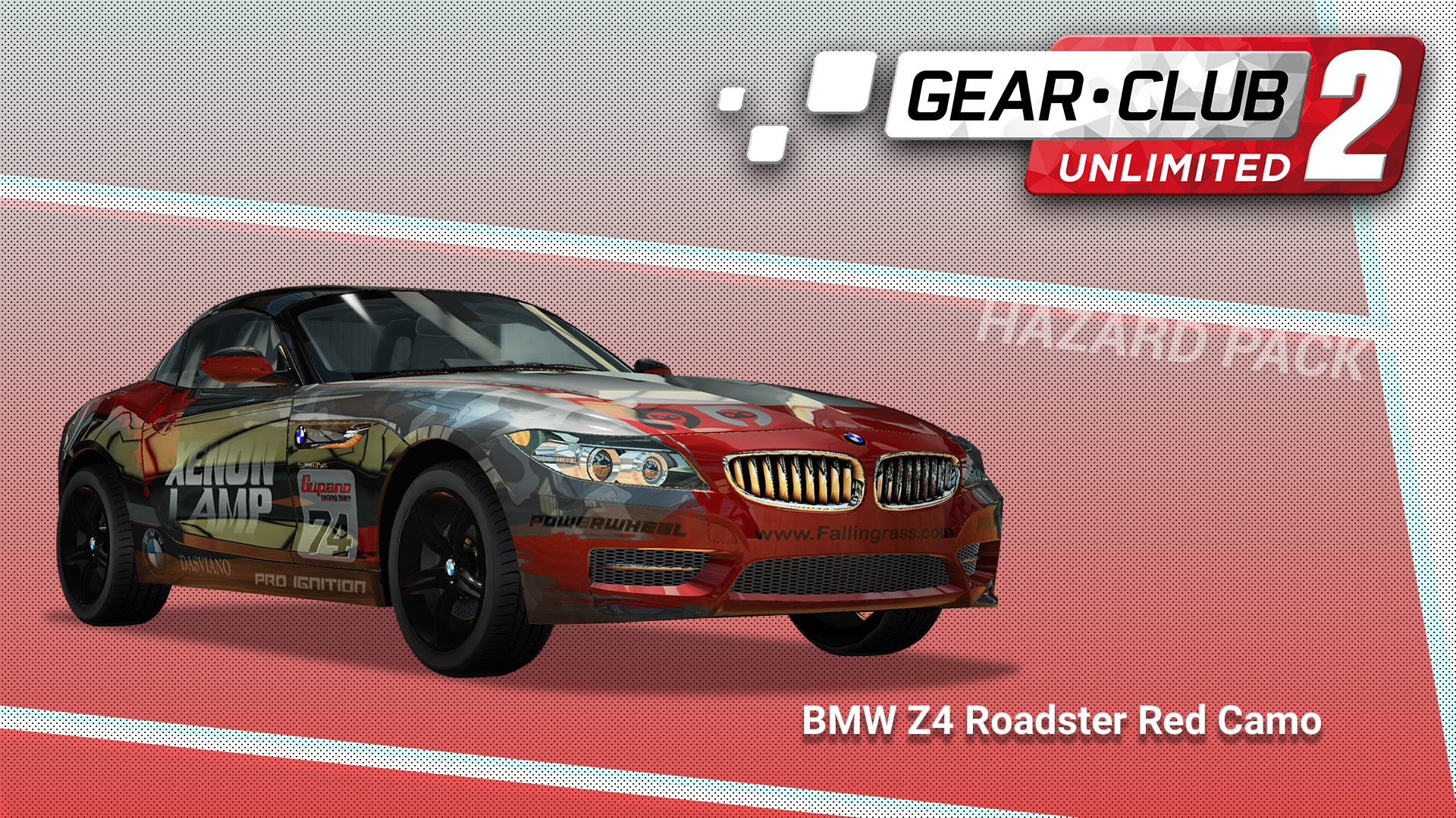 BMW Z4 Rodster Red Camo - Gear.Club Unlimited 2